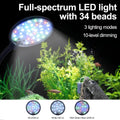 7W LED Small Aquarium Light, Betta Fish Tank Light for 1-5 Gallon, Kyymentto Clip on Fish Tank Light, Mini Aquarium Ligh
