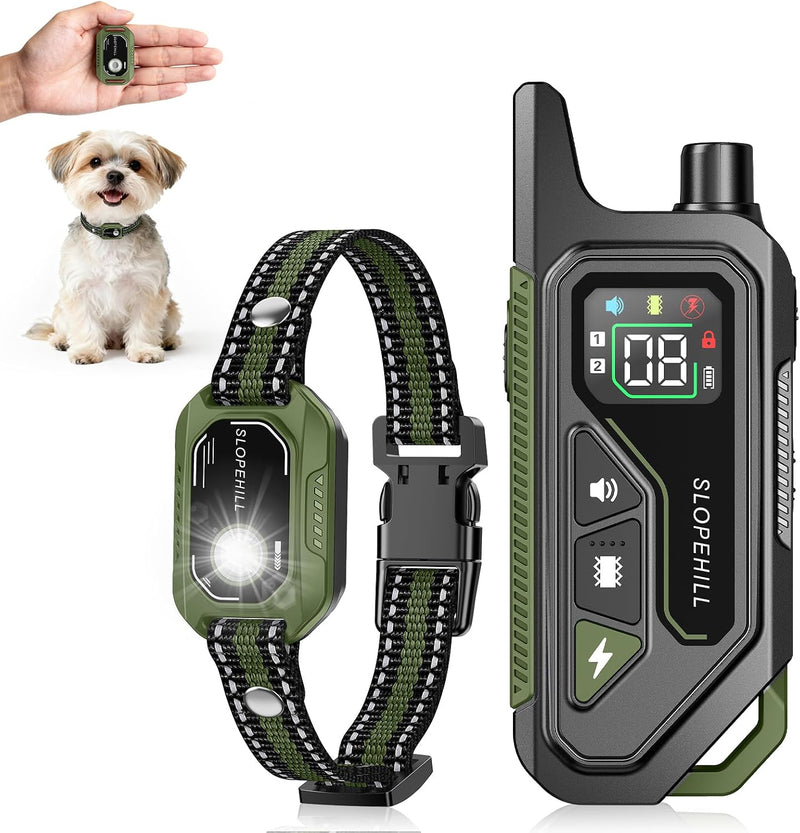 SLOPEHILL Mini Shock Collar for Small Dogs 5-30lbs,Featuring No Shock Mode