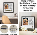 PUREFLY Dog Memorial Gifts for Loss of Dog, Loss of Dogs Sympathy Gift Pet Loss Sympathy Frame with Collar Holder, Pet Cat Remembrance Bereavement Gift