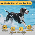 Dog Ear Cover, Dog Ear Muffs Noise Protection, Adjustable No Shake Ear Wrap Comfortable Quiet Dogs Calming Hood Blow Dry