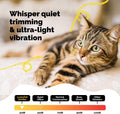 LuckyTail Dog Nail Grinder, Whisper-Quiet, Low-Vibration Trimmer with Light