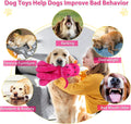 Letsmeet Dog Toys for Large Plush Dog Chew Toy with Squeaker and Crinkle Paper, Interactive Puppy Toys to Reduce Boredom