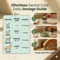 Dogbiotics DE-01 Dental Powder for Dogs – Human-Grade Oral Postbiotic, Helps Fight Plaque & Tartar, Supports Gum Health & Fresh Breath – 60 Scoops (2 oz / 60g)