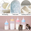 ASEVAT 5 oz 3PackPet Feeding Bottle, Anti-Choking Puppy Feeder Design,with 3pcs Replaceable and Reusable Silicone Nipples for Feeding Puppies, Kittens, Small Animals