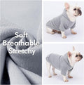 2 Pack Dog Hoodie Warm Hood Dog Sweater Cold Weather Small Dogs Sweatshirt Comfort Pet Clothes for Small Medium Dogs wit