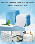 Disposable Bird Cage Liner Birds Cage Liners Super Absorbent Birdcage Liners Parakeet Cage Training Accessories with Qui