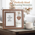 X-partner 4×6 Pet Memorial Photo Frame – Keepsake Remembrance Sympathy Gift for Loss of Dog or Cat – No Longer By My Side But Forever In My Heart – Loving Memory Picture Frame for Pets