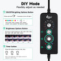 AQQA LED Aquarium Light, 24/7 & DIY Mode Full Spectrum Fish Tank Light