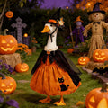 Halloween Porch Goose Outfit Pumpkin Wizard Costume