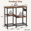 10-20-29-30-35 Gallon Fish Tank Stand with 3 Power Outlet and 2 USB Port