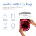 Ubbi Pet Waste Pail, Chrome
