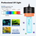 hygger Aquarium U-V Light with Timer, 360° Protective Shield Clean Light for Green Water and Algae Clean, Mini Algae Con