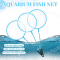 12 Pcs Aquarium Fish Net Cleaner Fish Tank Small Aquarium Nets Mini Cleaner Nets High Density Fishes Fine Tank Filter Ne