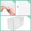 2 PCS Aquarium Fish Tank Divider Plastic Grid Divider Clear Cuttable Grid Plate Fish Tank Isolation with Bracket Fish Ta
