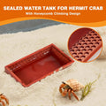 Hermit Crab Water Bowl with Climbing Platform, Rest Platform for Hermit Crab, Reptile Habitat Toy Decoration Accessories