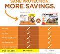 FirstAct Plus Flea Treatment for Dogs, Small Dogs 6-22 lbs, 3 Doses, Same Active Ingredients as Frontline Plus Flea and 