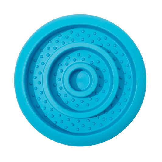 Pawnana Slow Feeder Lick Mat for Dogs - Keep Them Busy - Natural Rubber Dog Frozen Treat Toys - Durable Interactive Enrichment Toys - Licking Dish for Dog De-Stressing, Blue