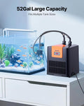 VEVOR Aquarium Chiller 52Gal 1/10HP Quiet Cooler with Titanium Evaporator