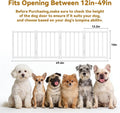 Snuowu 16" Freestanding Short Dog Gate for Small Dogs – Foldable & Retractable, Expands Up to 48" Wide, 4-Panel Pet Barr