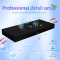 Aquarium Light- 140W Reef Light Wide Coverage Sunrise Sunset Moonlight Saltwater Lights for Coral with Master Slave Grou