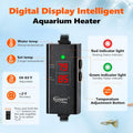 hygger 150W Submersible Aquarium Heater, Adjustable Fish Tank Heater