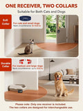 MIMOFPET Wireless Pet Barrier for Cats Dogs - Outdoor Indoor Pet Barrier with Adjustable Safe Static Intensity,Adjustabl