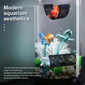 4Pack Betta Hammock Set、 Fish Tank Decor、 Fish Hammock & Hide Tunnel Betta Leaf Pad for Aquarium Decoration, Resting, Hi