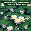 Aquatic Plant Soil for Water Lily & Lotus – Clay-Based, Nutrient-Rich Pond Plant Growing Medium, Ideal for Small Ponds &