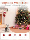 MIMOFPET Wireless Pet Barrier for Cats Dogs - Outdoor Indoor Barrier Waterproof with Adjustable Safe Static Intensity,Ad