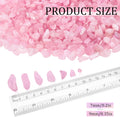 Twdrer 2lb Natural Rose Pink Quartz Crystal Chips