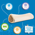 Jack&Pup 5–6" Large Filled Dog Bones (3 Pack) – Stuffed Shin Bones for Large Dogs, Long-Lasting Chews, High-Protein Dog 