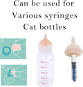 Doggiema Feeding Nipple and Syringes,Puppy Kitten Nipple for Nursing, Newborn Baby Dog Cat Rabbit Feeding Nipple with Nipples Feeder Kit