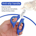 BOXOB Bearded Dragon Nail Clippers, Stainless Steel Pet Animal Lizard Cat Dog Toe Nail Scissors Trimmer Professional Rep