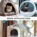 Namalu 4 Pack Self Warming Cat Bed Self Heating Cat Mat Star Pattern Soft Dog Crate Pad Thermal Pet Mat Anti Slip Kennel Dog Washable Warming Bed for Outdoor Indoor(15.7 Inch,Gray)