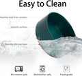 Kitwinney Large Dog Bowls, Non Slip Heavy Ceramic Dog Food and Water Bowl with Silicone Base, 8" Pet Feeding Bowl for Small, Medium, and Big Dogs (Green, 8 Inches)