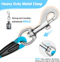 Dog Leash Heavy Duty 4/5/6ft XiaZ 2 Handles Dog Leashes for Medium Large Dogs 1/2 Inch 1000lb Strength Reflective PVC Wa