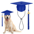 Huhumy Pet Graduation Cap Small Dog Graduation Hats with 2026 Tassel Pet Costume for Dogs Cats Photo Prop Holiday Costume Accessory(Blue)