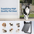 Pet Screen Door for Small Dogs & Cats - Heavy Duty Magnetic Lockable Flap, Inside Door 8.59x6.62inch, Easy Install for Sliding Glass/Patio Doors Screen, Scratch-Resistant & Security Latch (Size M)