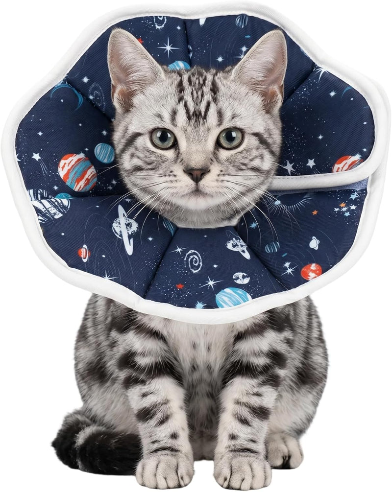 Cat Cone Collar Soft, Adjustable Cat Donut Collar for Cats to Stop Licking
