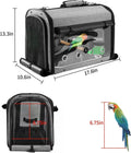 Sanmoncare Bird Carrier Bag Cockatiel Travel Cage with Stand, Lightweight Carrier for Small Bird, Portable Bag for Parro
