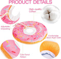 WONONE Cat Cone Collar Soft, Adjustable Cat Recovery Collars Spay Cones to Stop Licking, Cute Kittens Donut E Collar After Surgery, Anti-Lick Wound Healing Elizabetan Collars for Kittens (Pink, Small)