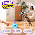 Interactive Cat Toys for Indoor Cats, 360° Automatic Spin Flying Bird Wand