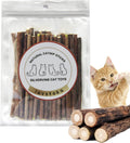 Silvervine Sticks for Cats, 30PCS Kitten Toys Catnip Toys Matatabi Silvervine Sticks Kitty Chew Toys Wooden Stick Kitten