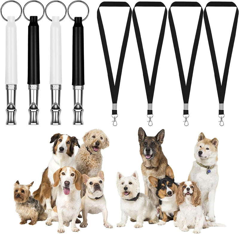 Dog Whistle,Adjustable Ultrasonic Silent Dog Whistle,Dog Whistle to Stop Barking Neighbors Dog,with Lanyard Professional