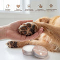 All in One Natural Vegan Dog Paw and Nose Balm, Winter and Summer Paw Protection from Snow, Ice, Salt and Hot Pavement, 