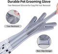 Long Sleeve Dog & Cat Washing Gloves, Pet Bathing Grooming Tool