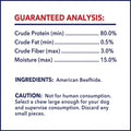 Pet Factory 100% Made in USA Beefhide 8" Rolls Dog Chew Treats - Natural Flavor, 15 Count/1 Pack