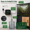 Reptile Mister Automatic Misting System, Reptile Humidifiers with Smart Timing Controller, Terrariums Humidifier with 36