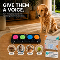 A-URA Dog Buttons for Communication, Recordable Dog Talking Buttons (4 PC)