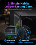 5 Gallon Smart Fish Tank App Controlled Glass Betta Aquarium Starter Kit